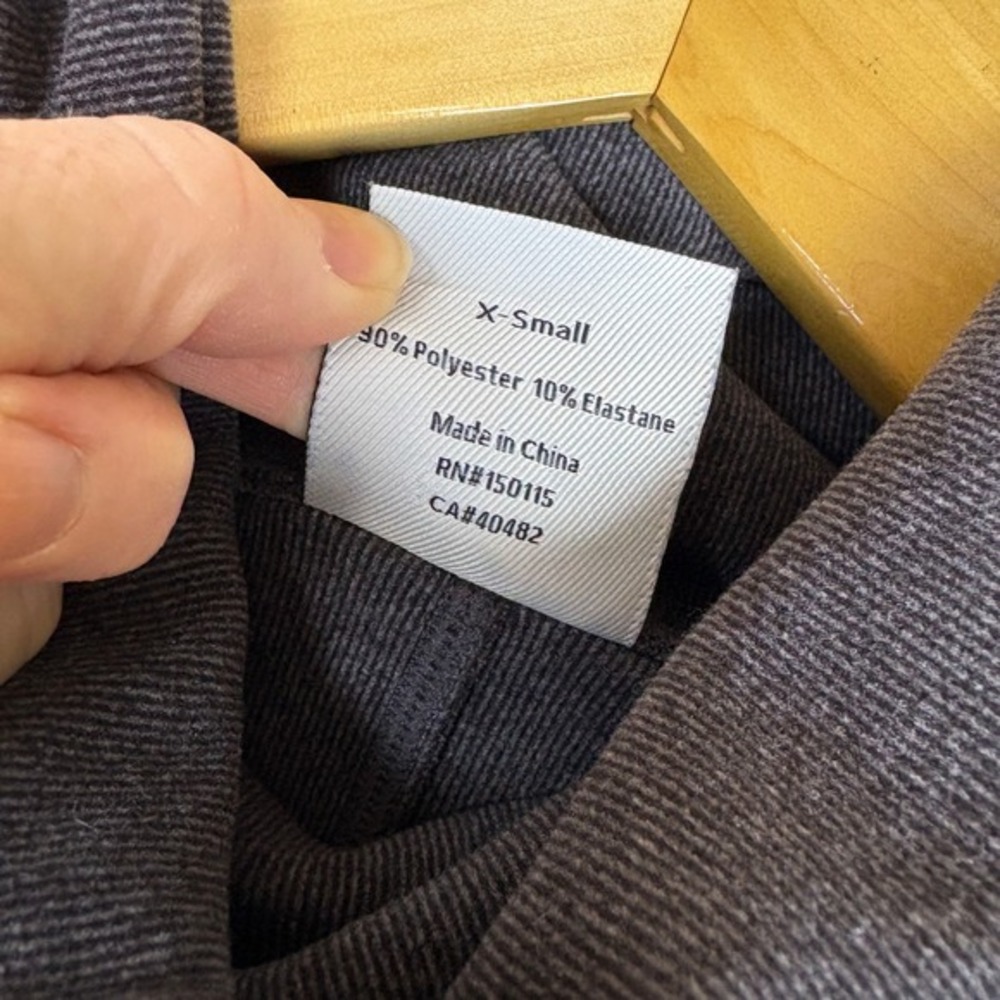 VARLEY Rainer Roll Neck Jumper Brushed Rib Charcoal Gray Sweatshirt XS - Picture 5 of 8